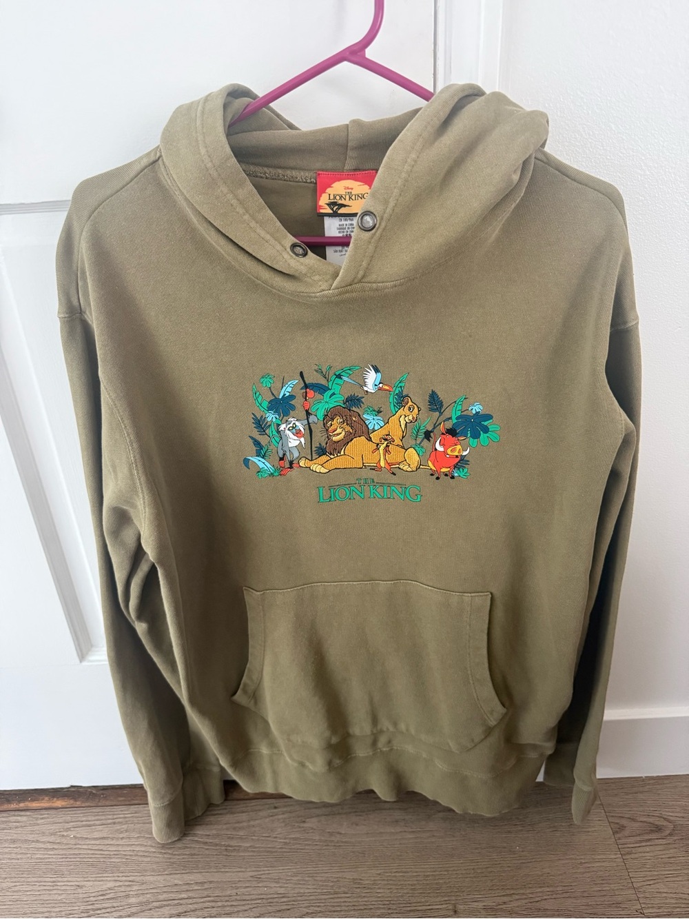 Disney’s The Lion King Green Pullover Hoodie